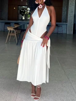 2 Piece Beach Maxi Skirt Sets