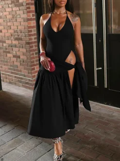 2 Piece Beach Maxi Skirt Sets