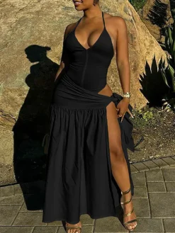 2 Piece Beach Maxi Skirt Sets