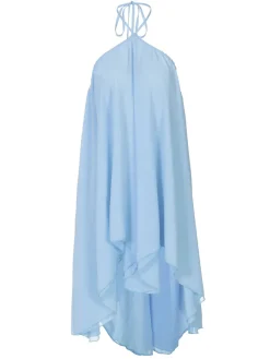 Backless Halter Chiffon Mini Dress