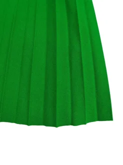 Belted Blazer Pleated Midi Dress