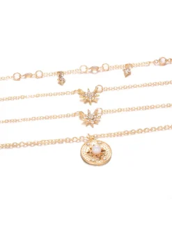 Bohemian Diamond Starlight Multilayer Necklace