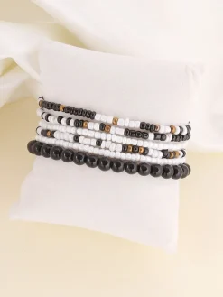 Boho Multilayer Multicolor Beads Bracelets Set