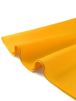 Bow Tie Lantern Sleeve A-Line Dress