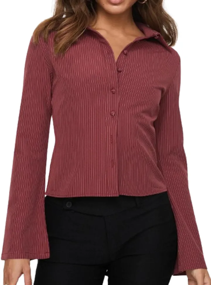 Button Down Long Sleeves Blouses