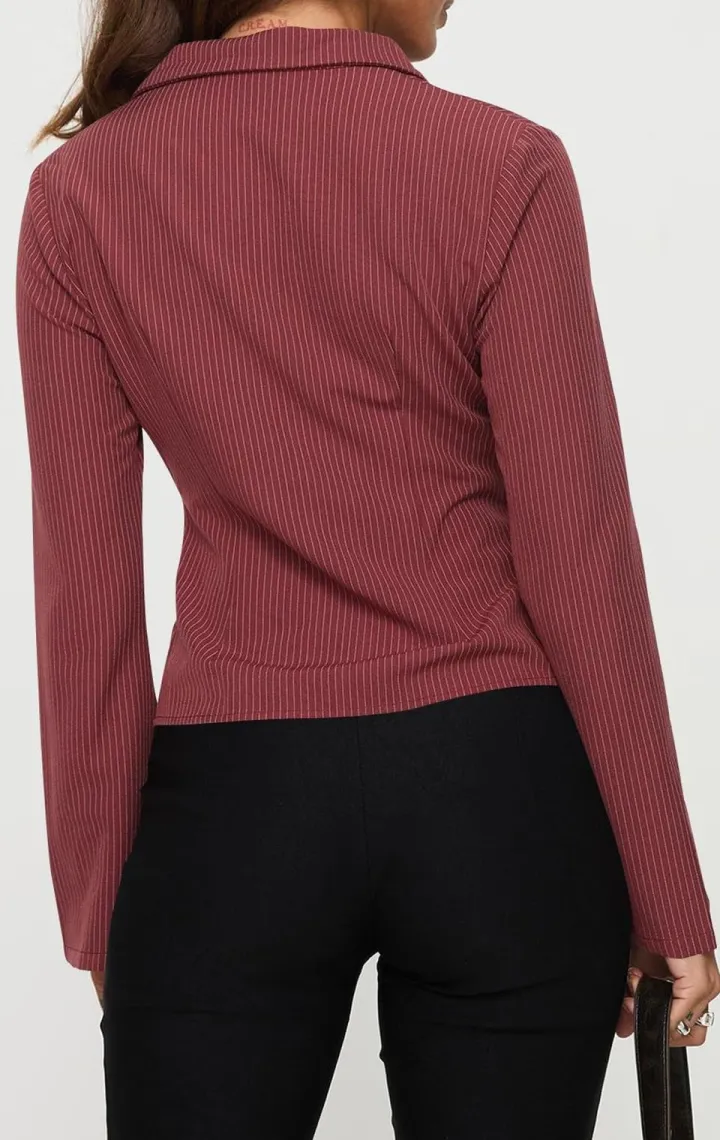 Button Down Long Sleeves Blouses