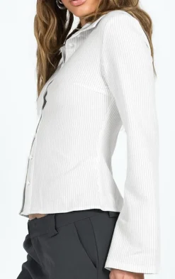 Button Down Long Sleeves Blouses