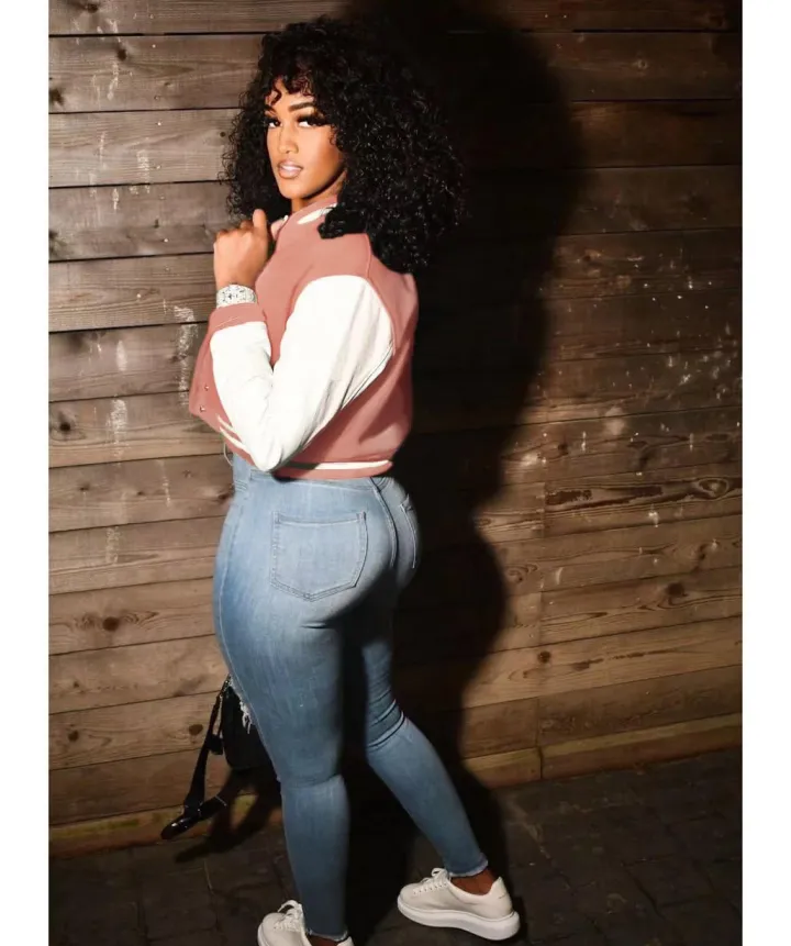 Button Down Striped Baseball Jacket