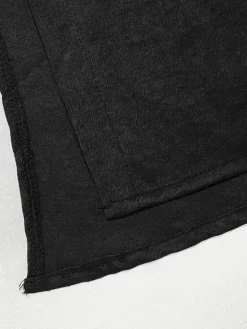 Button-Down Slit Maxi Shirt Dress