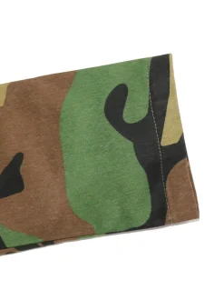 Camouflage Print Double Breasted Blazer Jacket