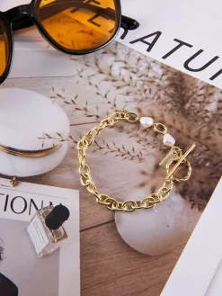 Chain Toggle Charm Bracelet