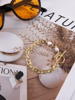 Chain Toggle Charm Bracelet