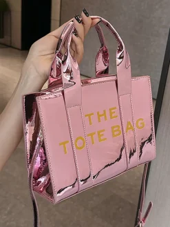 Chic PU Leather Shoulder Crossbody Tote Bag