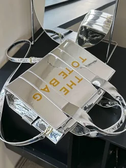 Chic PU Leather Shoulder Crossbody Tote Bag