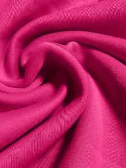 Christmas Santa Print Solid Color Sweatshirt