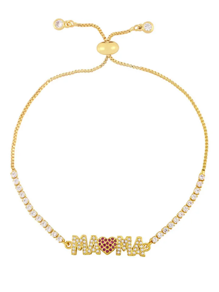 Colorful Rhinestone Bear Bracelets