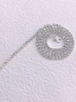 Crystal Rhinestone Tassel Hair Chains