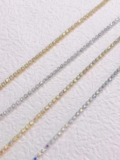 Crystal Rhinestone Tassel Hair Chains