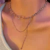 Double Layer Chain Necklaces