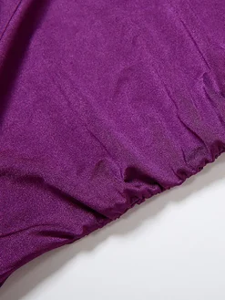 Draped Batwing Mini Dress