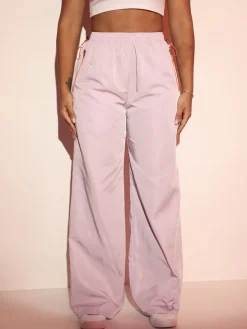 Elastic Waist Cargo Wide Leg Pants