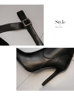 Elegant Thigh High Stiletto Boots