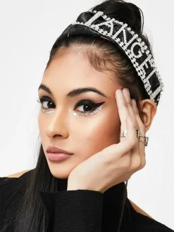 Fashion Letter Rhinestones Headdress