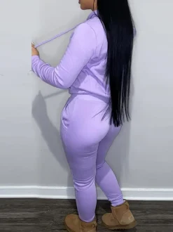 Fleece-Lined Hoodie u0026 Sweatpants Set