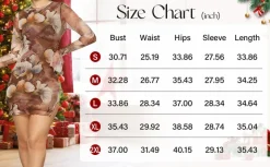 Floral Bell Sleeve Mesh Mini Dress