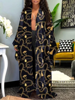 Floral Print Beach Cover-Up Cardigan