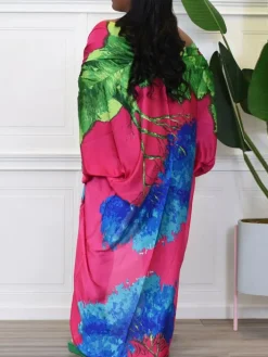 Floral Print Beach Cover-Up Cardigan