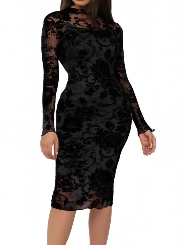 Floral Print Midi Dress