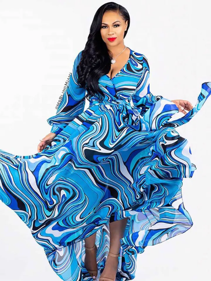 Floral Print Pleated Maxi Dress