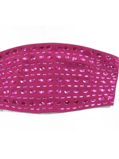 Glamorous Silver Rhinestone Skirt Sets