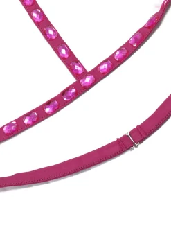 Glamorous Silver Rhinestone Skirt Sets