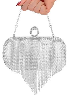 Glitter Rhinestone Tassels Crossbody Bags