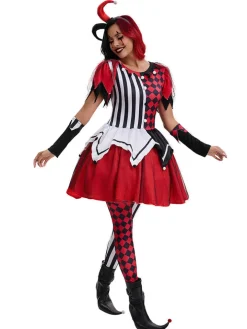 Halloween Costume Clown Cosplay Dress