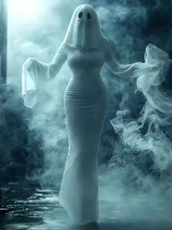Halloween Costume Ghost Cosplay Dress