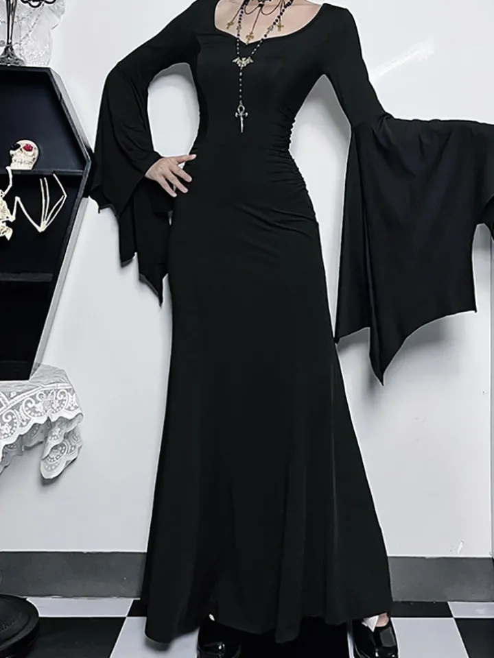 Halloween Costume Gothic Maxi Dress