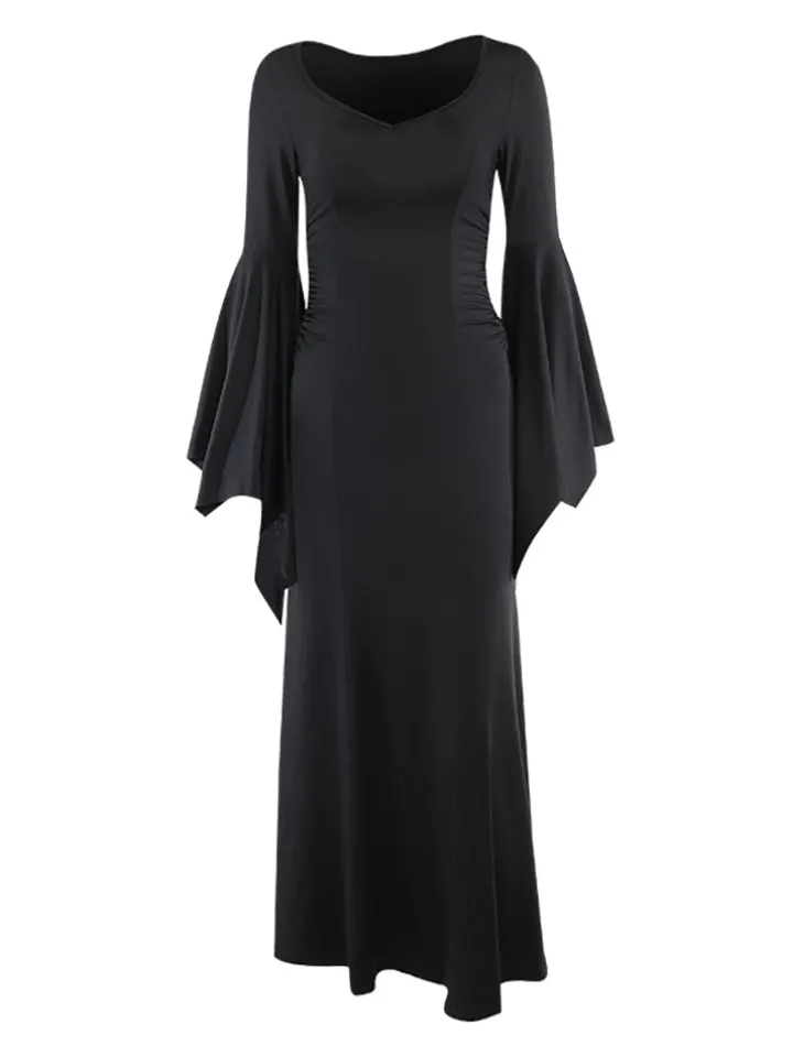 Halloween Costume Gothic Maxi Dress