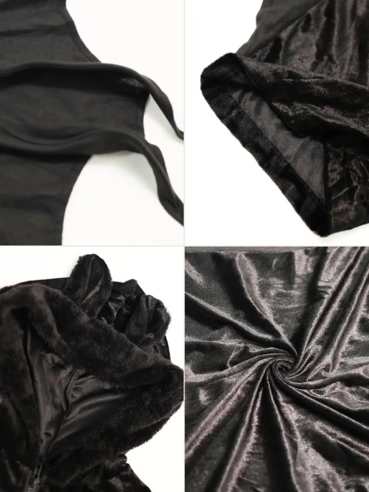 Halloween Dolman Sleeve Cozy Bat Zip Up Costume