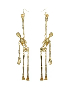 Halloween European Retro Skeleton Earrings