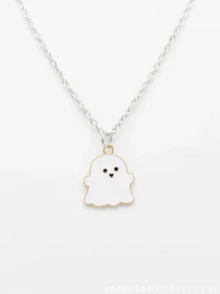 Halloween Funny Cartoon Ghost Necklace