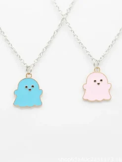 Halloween Funny Cartoon Ghost Necklace