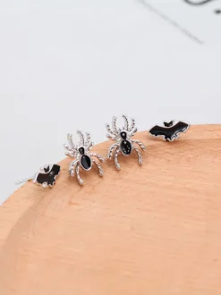 Halloween Minimalist Bat Earrings