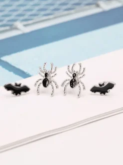 Halloween Minimalist Bat Earrings