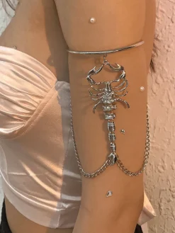 Halloween Rhinestone Chain Armlets