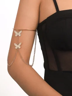 Halloween Rhinestone Chain Armlets