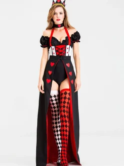 Halloween Royal Red Queen Costume