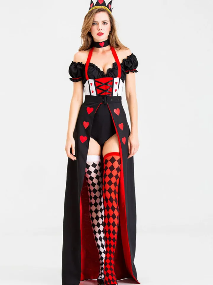 Halloween Royal Red Queen Costume